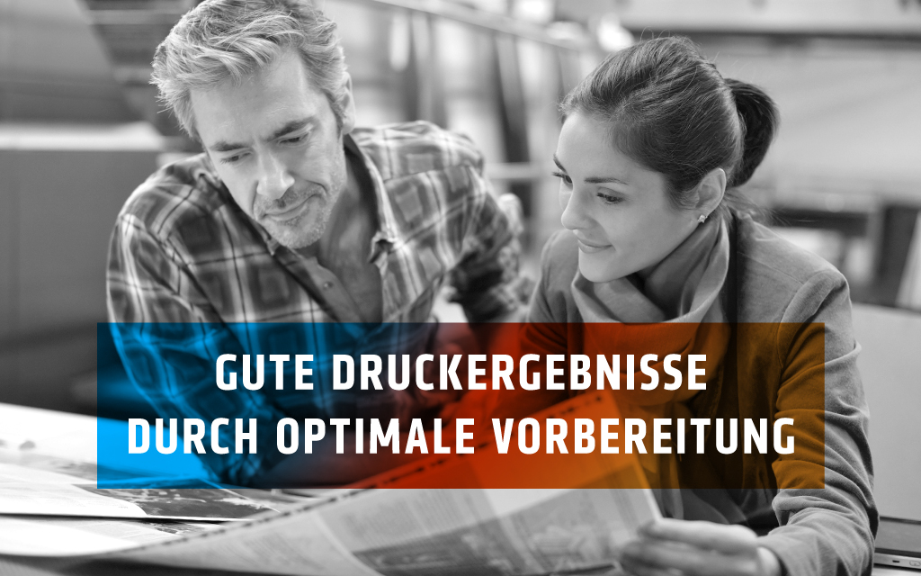 Eine Broschüre für den Druck vorbereiten