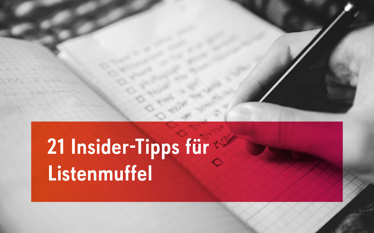 21 Insider-Tipps für Deine effiziente Messeplanung