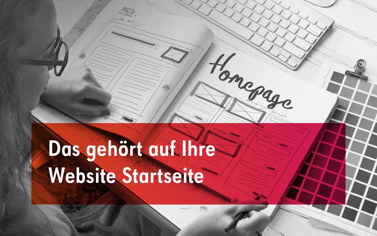 Das gehört auf Ihre Website Startseite