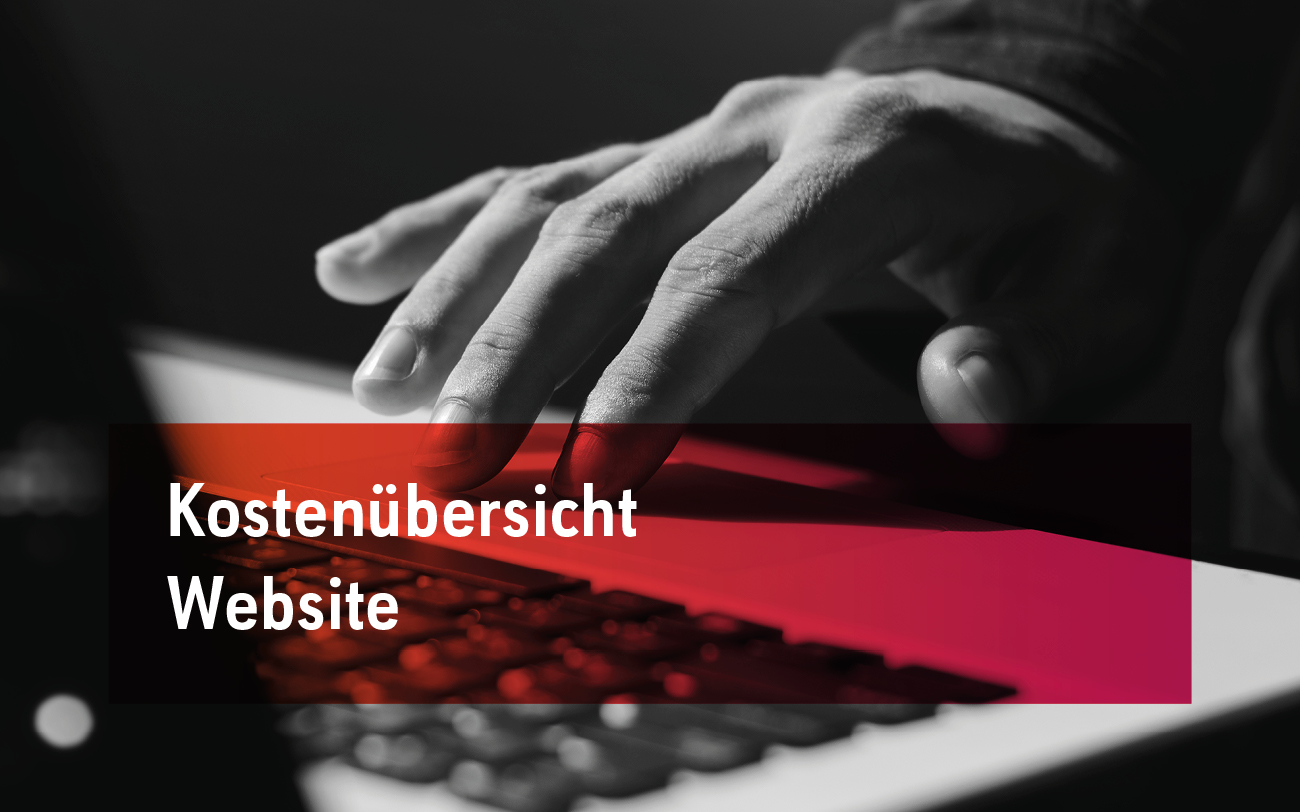 Neue Website – Wie hoch sind die Kosten?